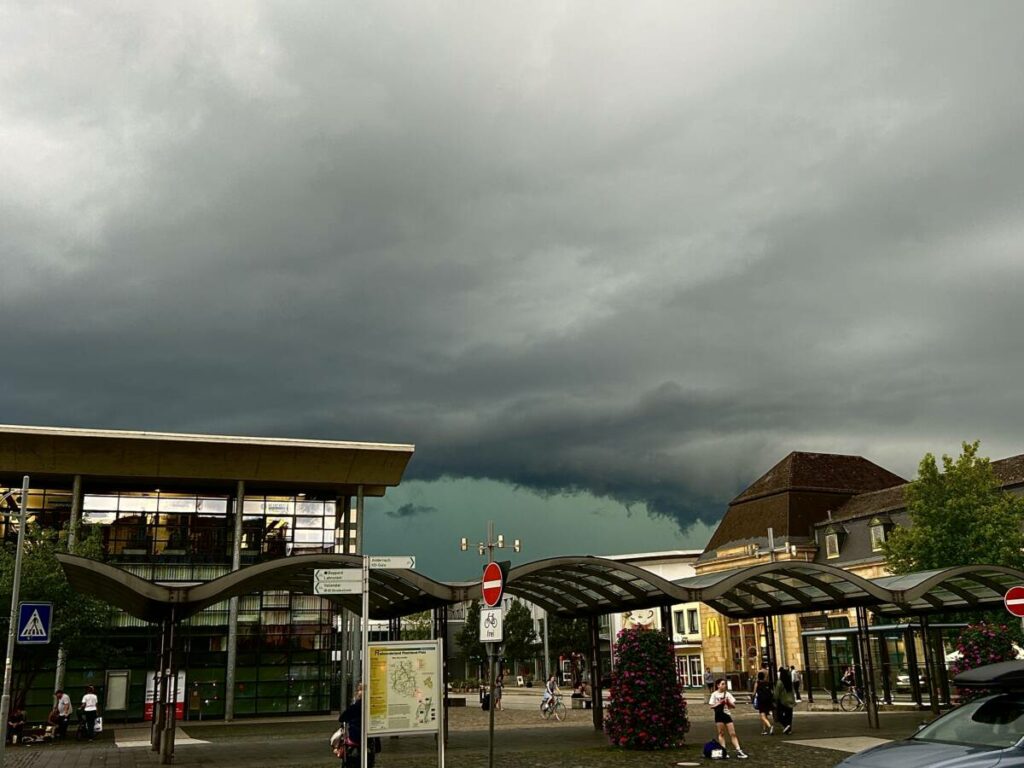 Unwettereins Tze Der Feuerwehr In Koblenz