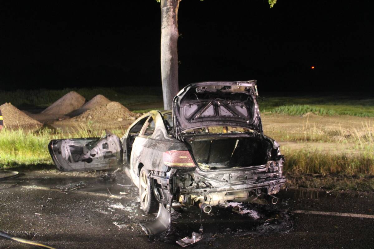 Bild von der Unfallstelle