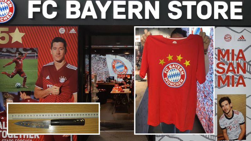 Bayern-T-Shirt gestohlen – Bundespolizei ermittelt wegen Diebstahl mit Waffen