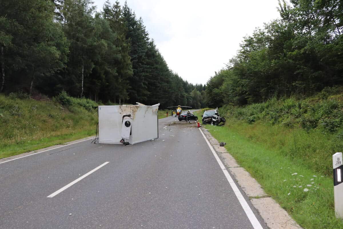 Übersichtsaufnahme Unfallstelle