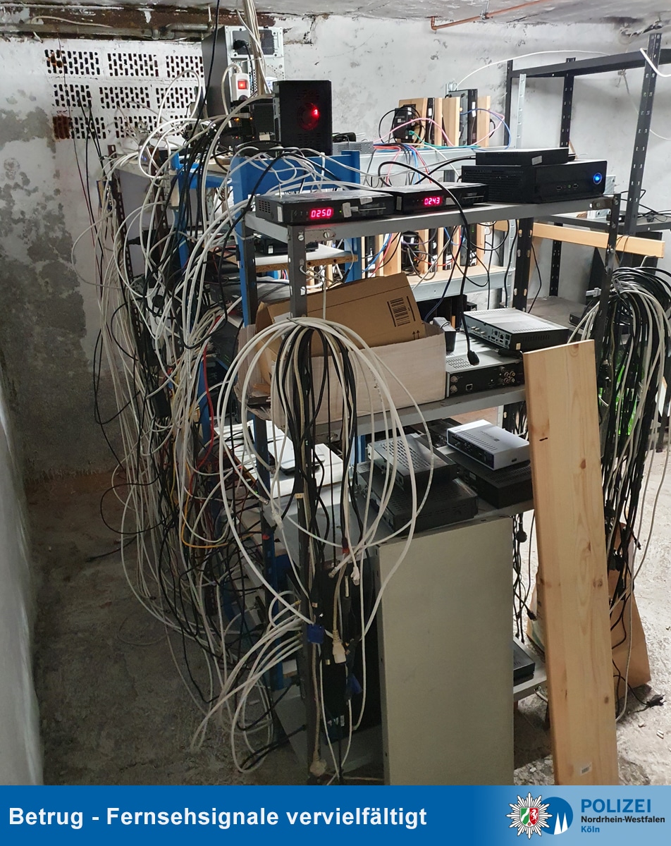 Im Keller verbaute Technik