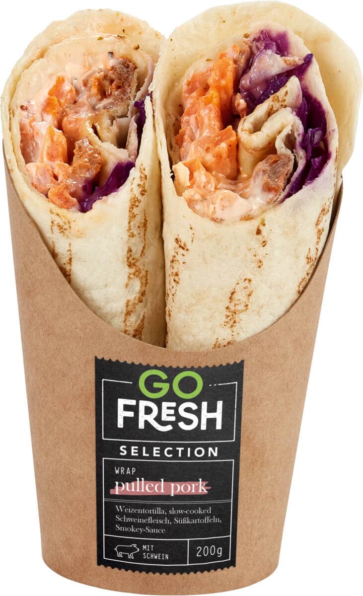 Produktrückruf Go Fresh Selection Wrap Pulled Pork
