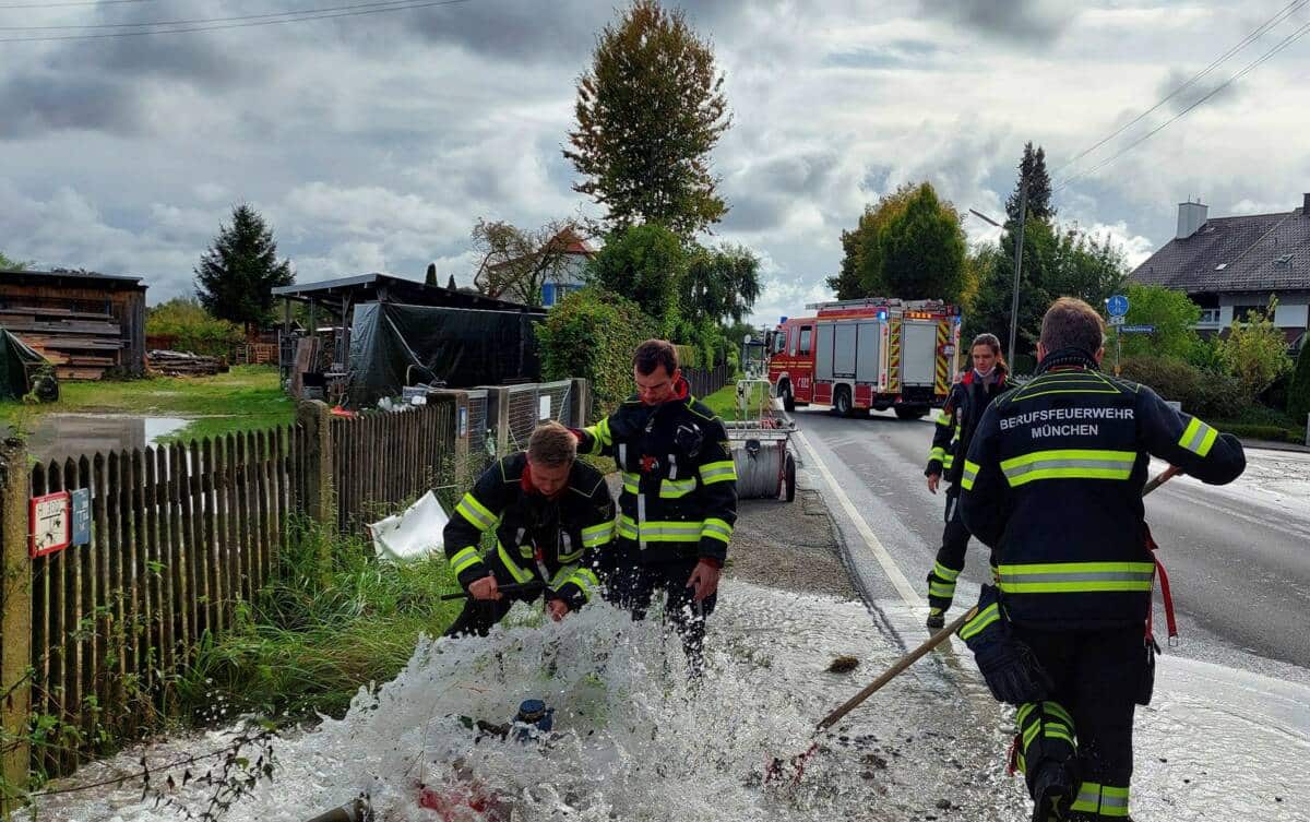 Straße wird zum See