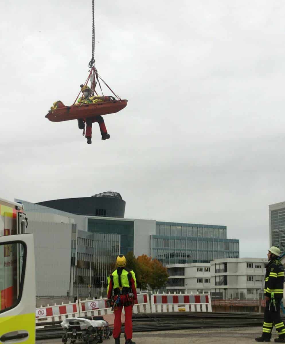 Bauarbeiter schwer verletzt