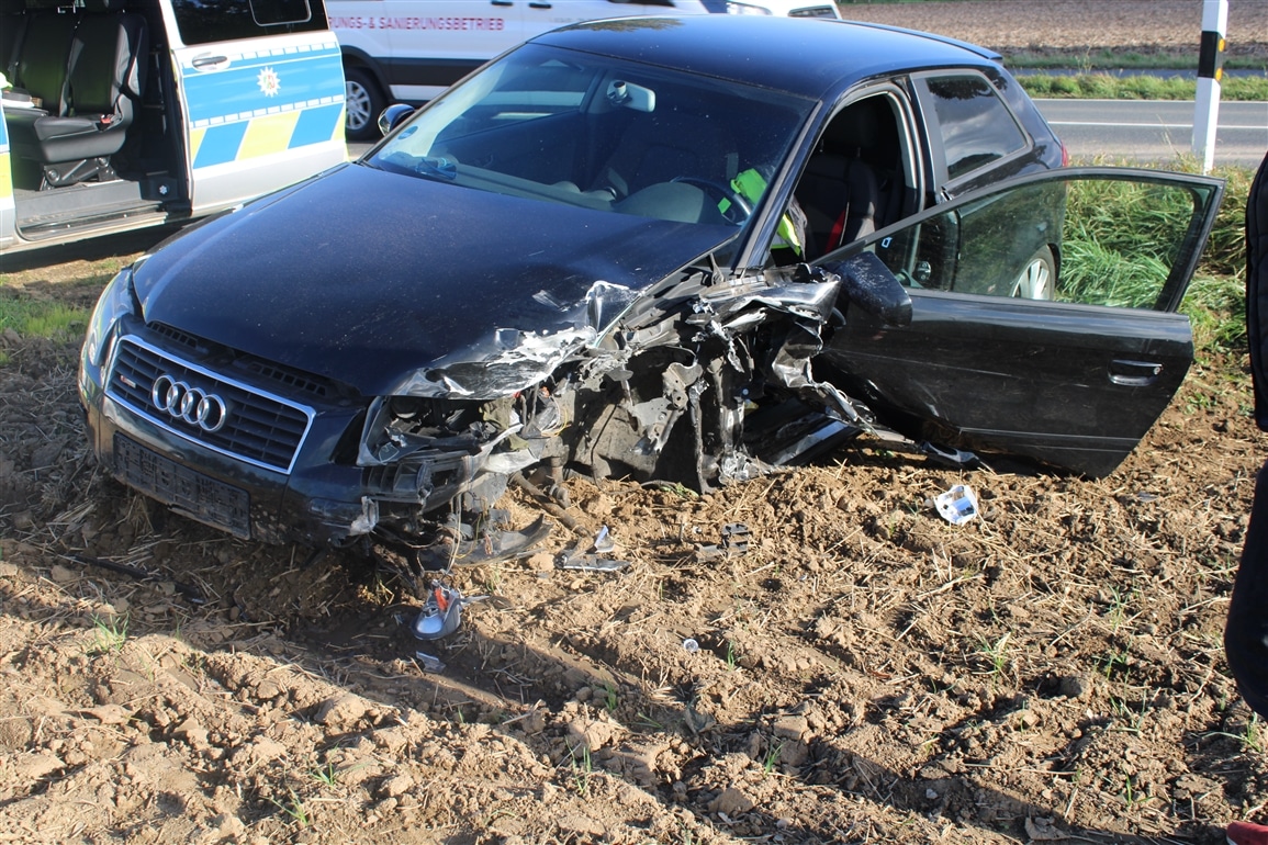 Bild von der Unfallstelle.