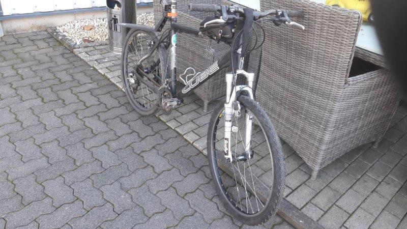 Sichergestelltes Mountain-Bike