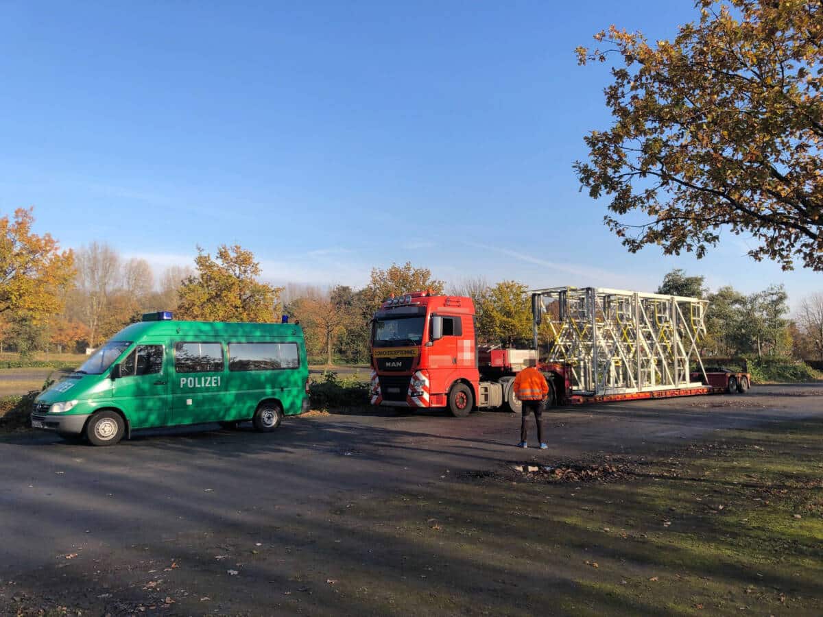 Der stillgelegte LKW.