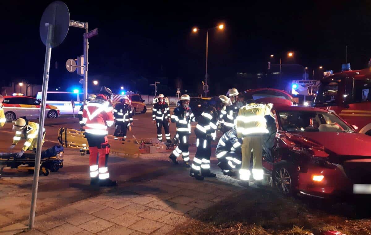 Verkehrsunfall mit hohem Schaden