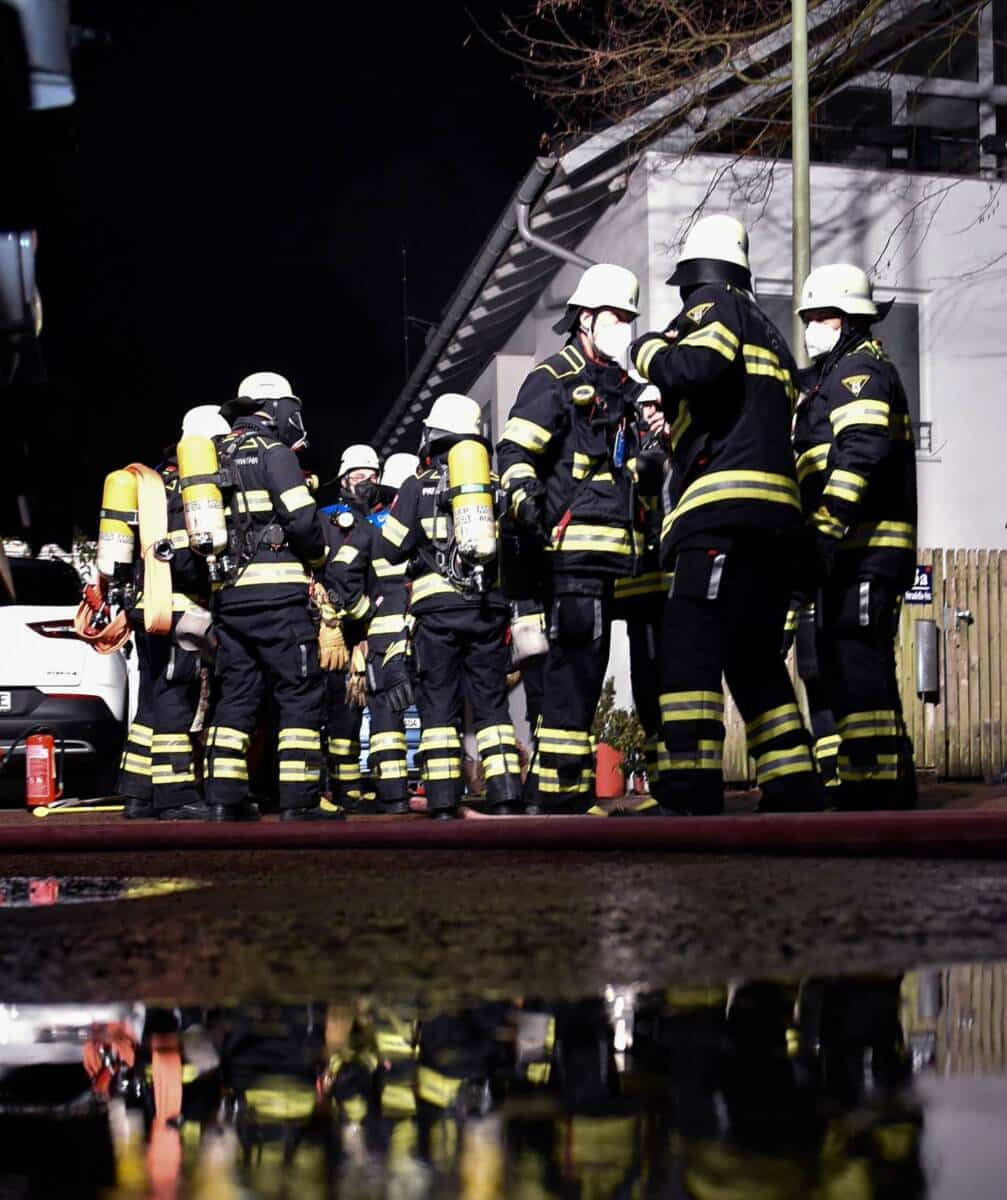 Abendliche Christbaumbrände