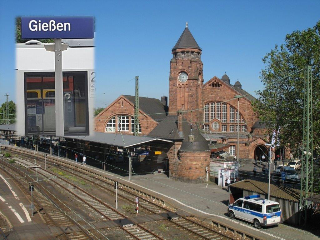 Bahnhof Gießen; Quelle: Bundespolizeiinspektion Kassel
