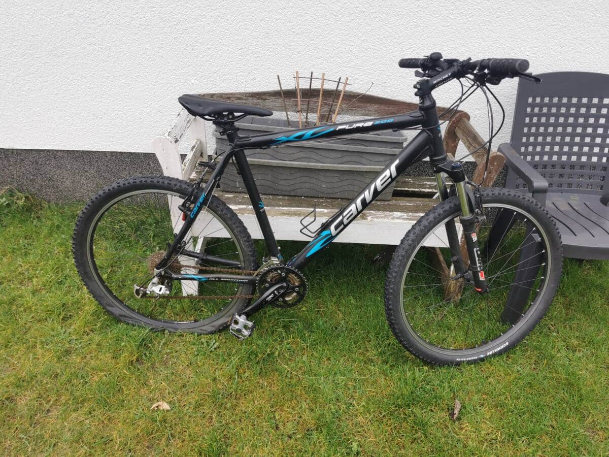 Zeigt das entwendete Fahrrad