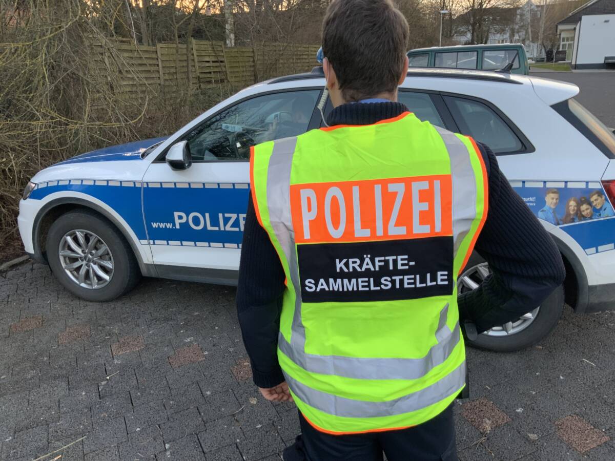 Polizeipräsidium Koblenz Probte Für Besondere Einsatzlage