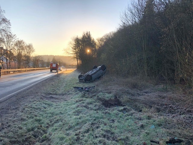 Unfallstelle: L160, Gemarkung Fischbach