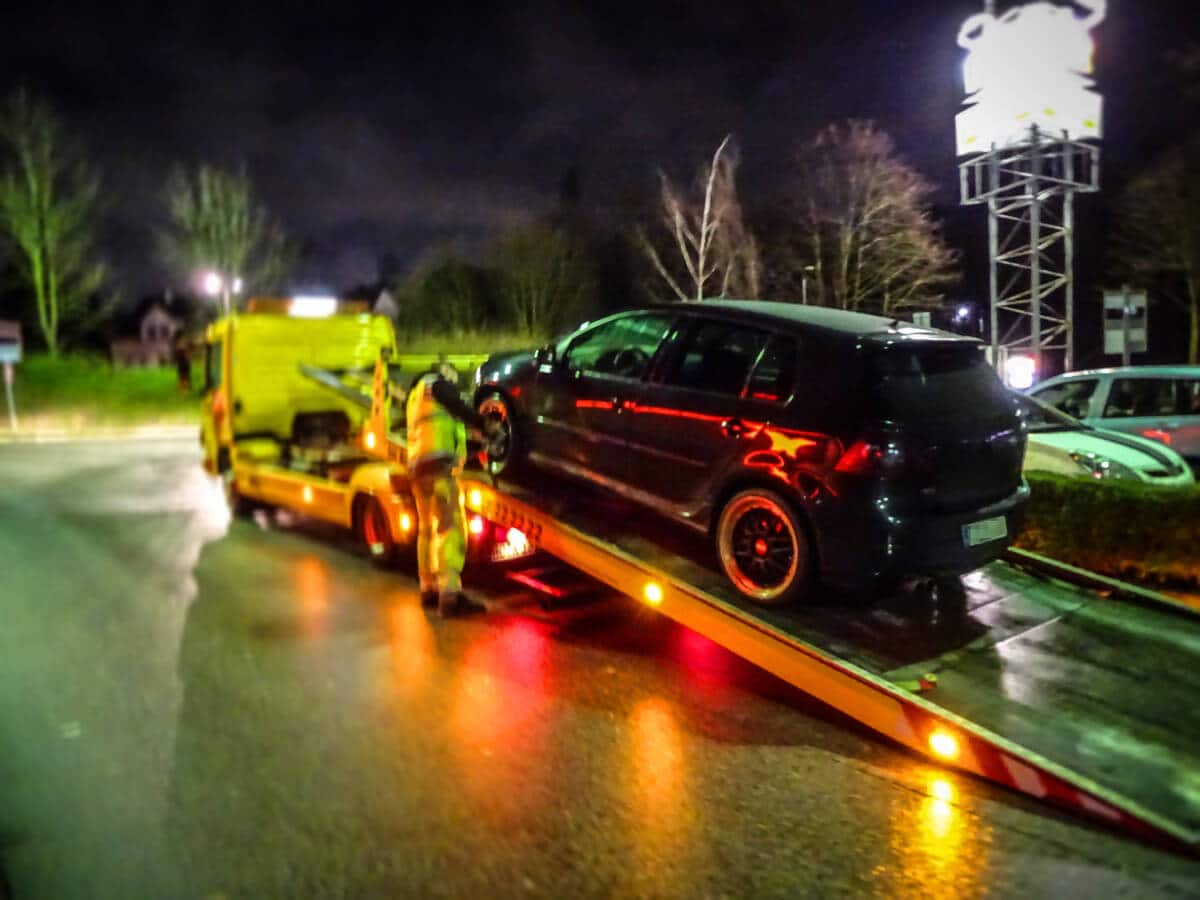 Abgeschleppt: An diesem Golf GTI sind diverse Komponenten manipuliert worden.
