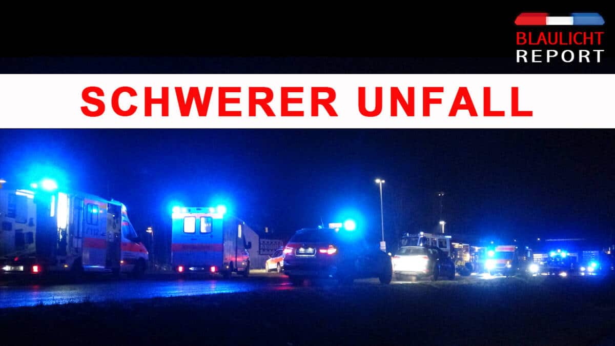 Schwerer Unfall