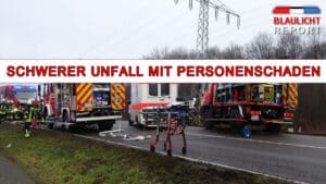Verkehrsunfall auf der L98 bei Kaisersesch – mehrere Verletzte, Rettungskräfte im Einsatz