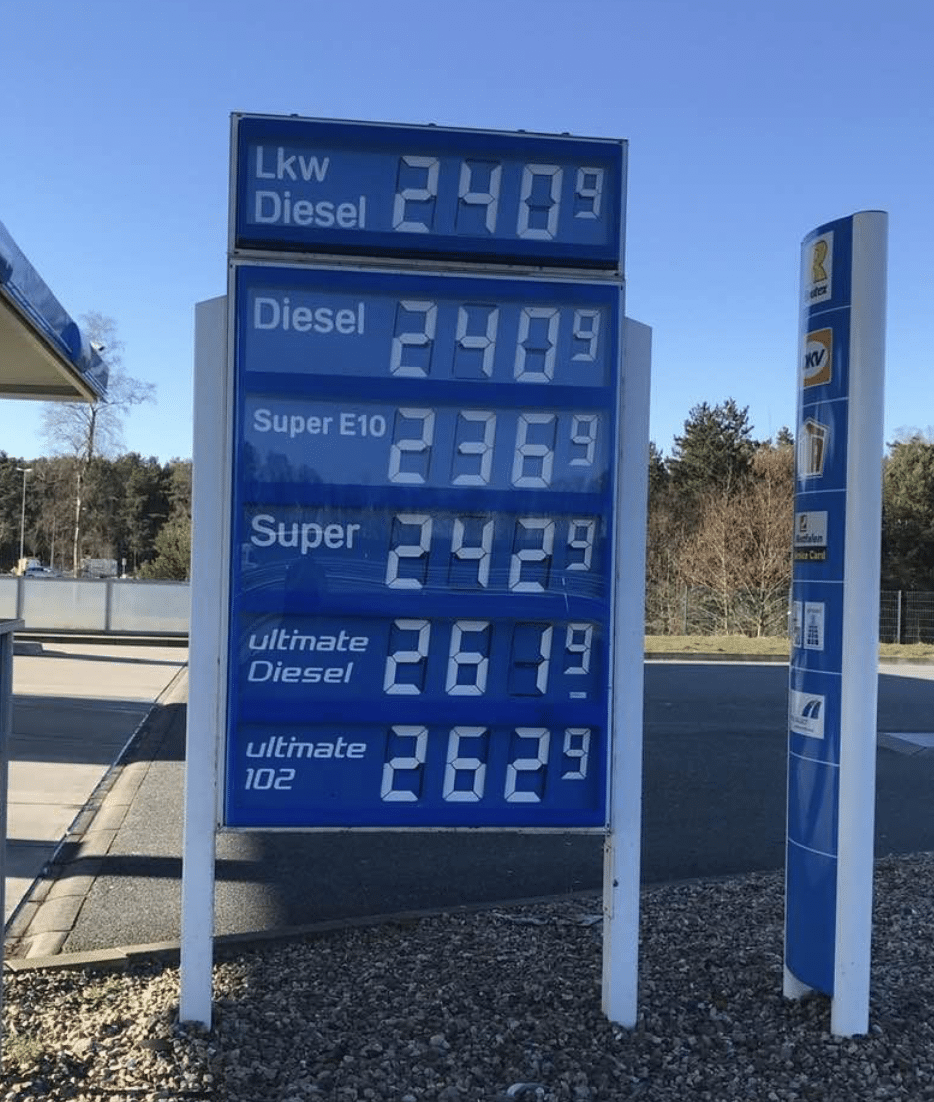 Benzin Aral Tankstelle