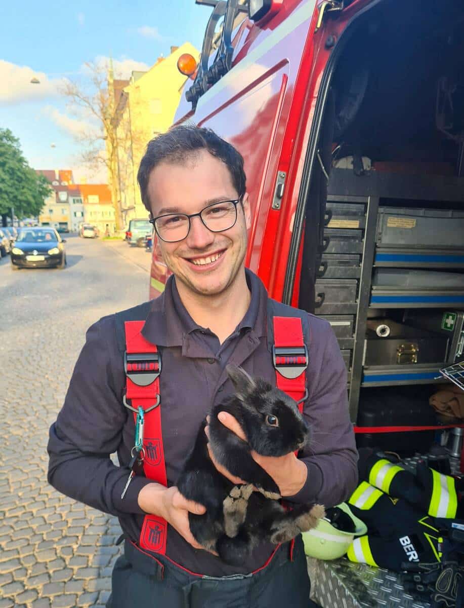 München: Entlaufenes Kaninchen