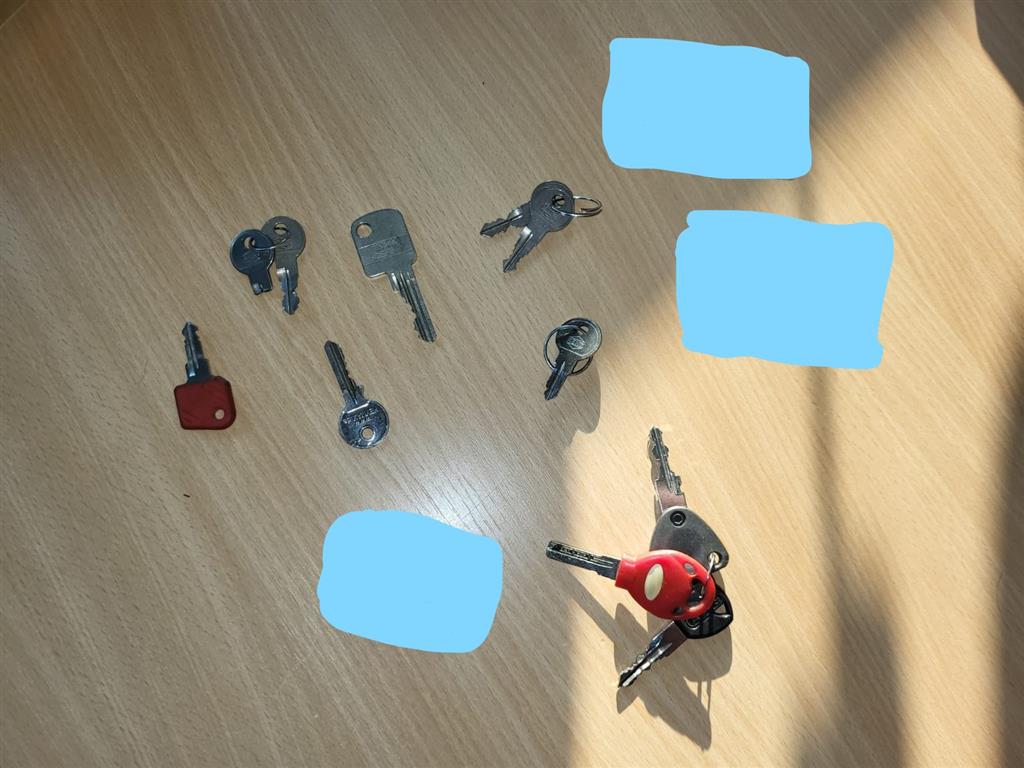 Aufgefundene Schlüssel