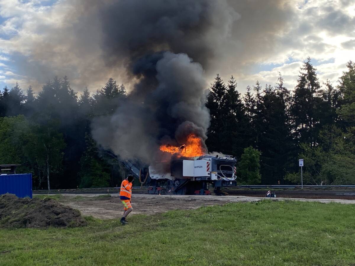 Brand Baumaschine