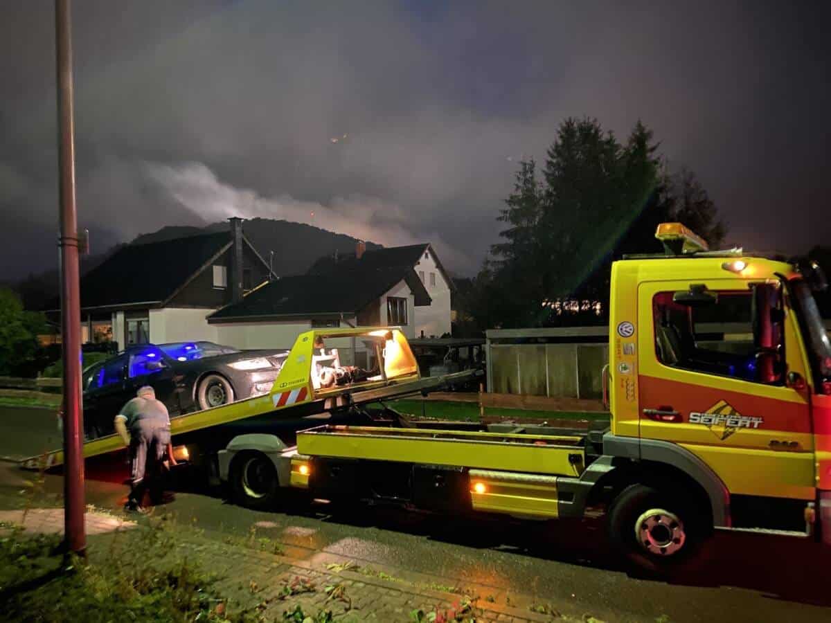 sichergestelltes Fahrzeug