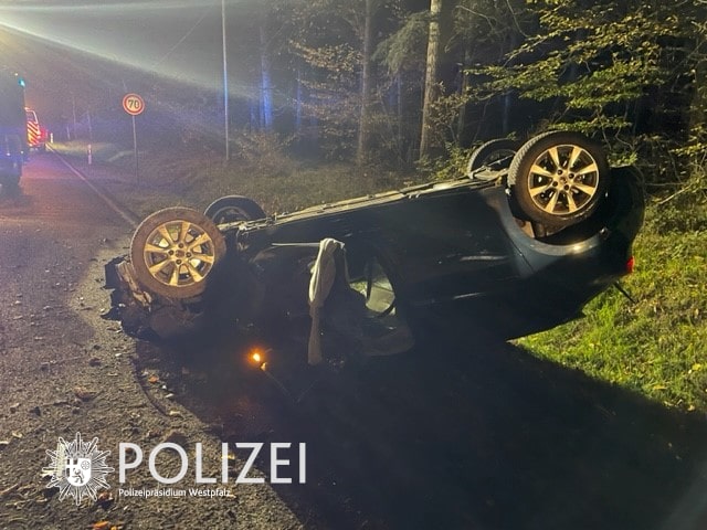 verunfallter Wagen