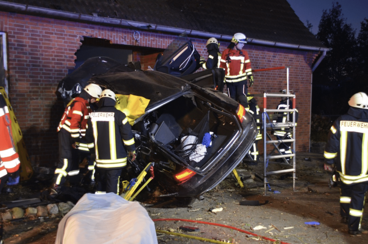 Unfall Hauswand