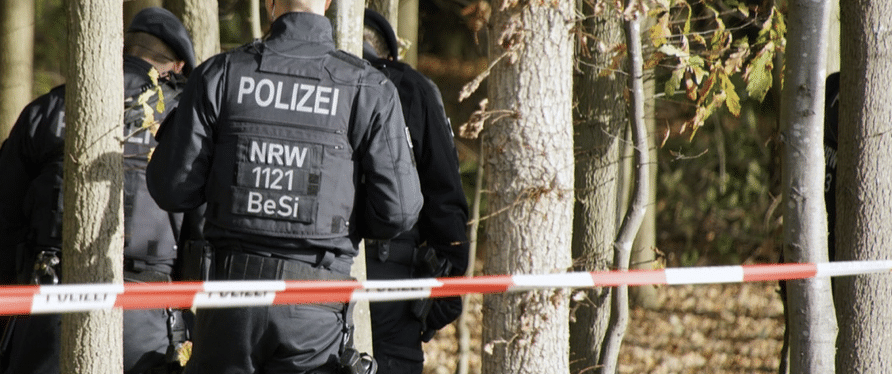 Wald Polizei Einsatz
