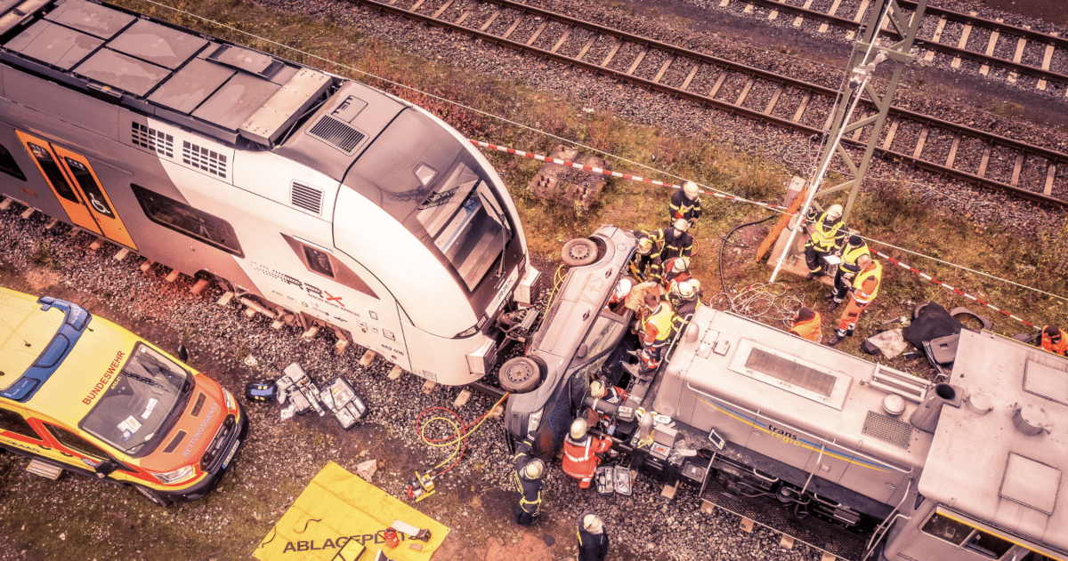Feuerwehr Koblenz Bahn Gleise