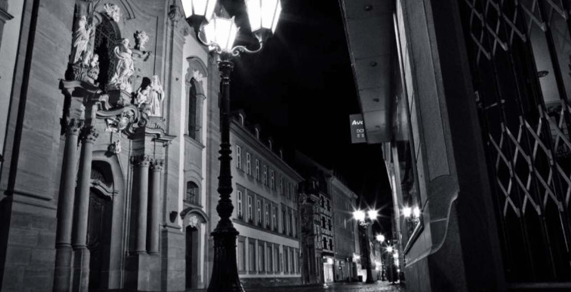 Mainz Altstadt nachts