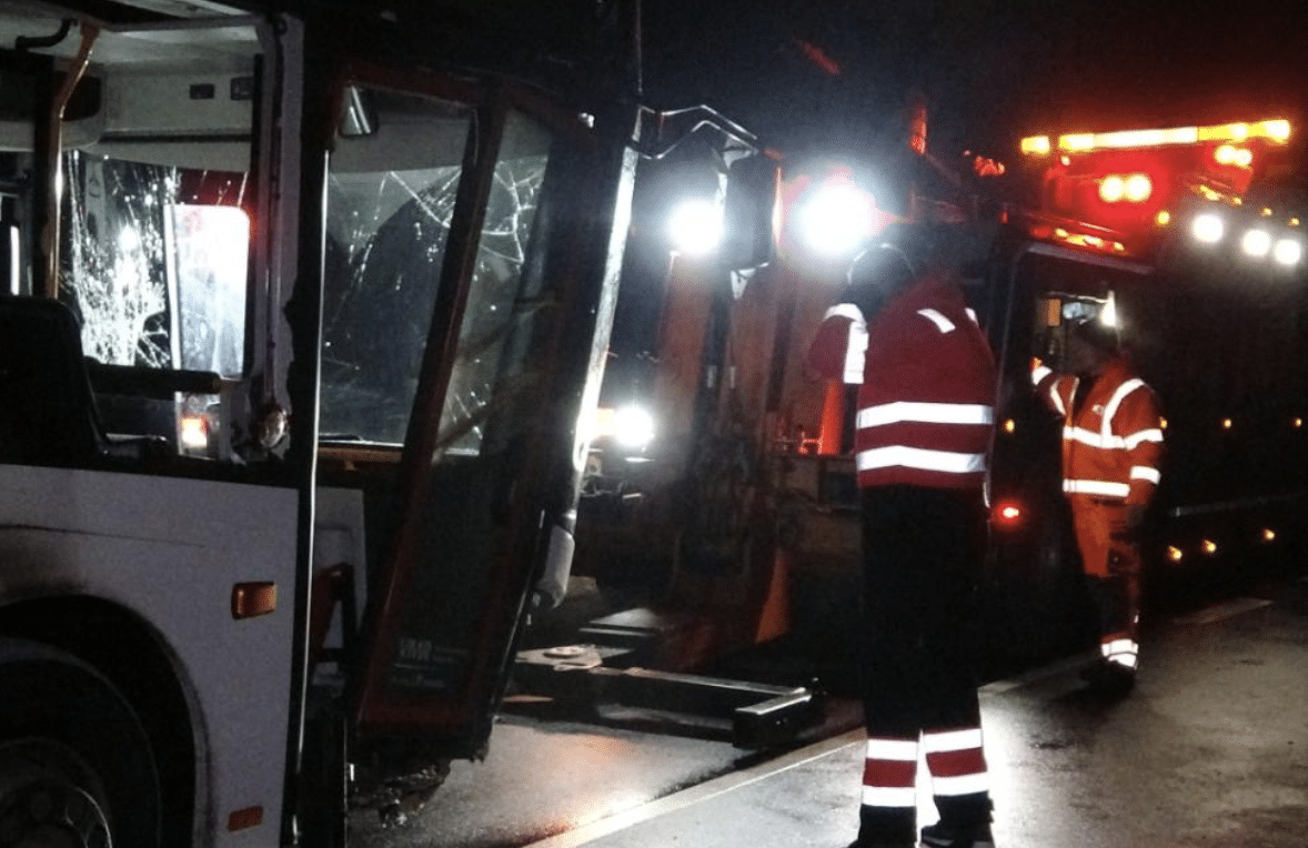 Busunfall Lonnig Fahrerflucht