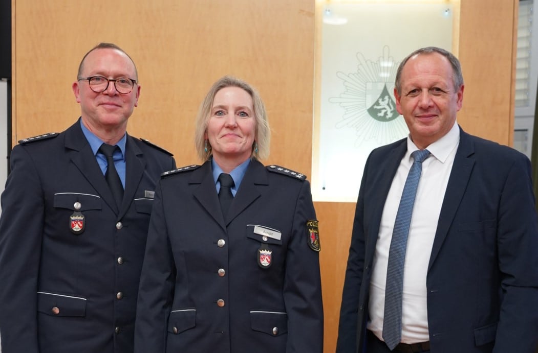 René Nauheimer, Claudia Arnold, Polizeipräsident Reiner Hamm