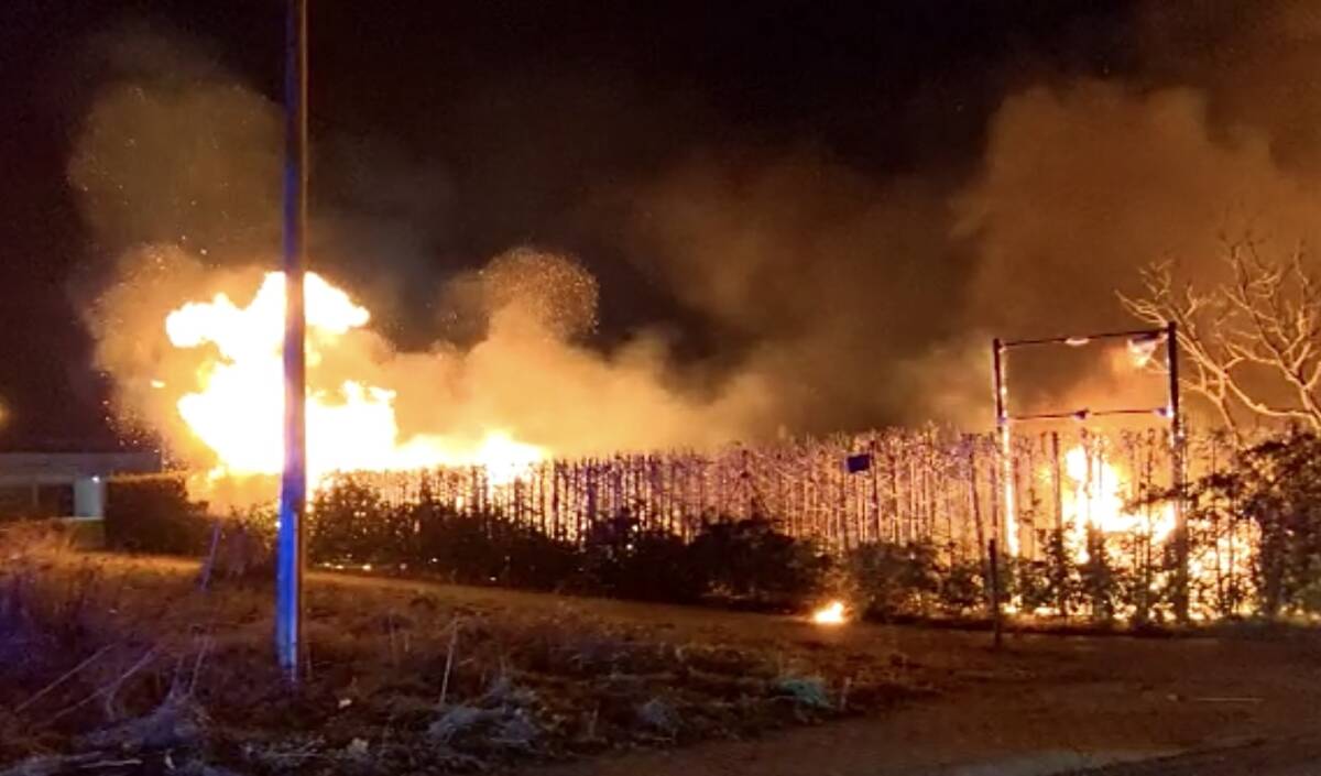 Flächenbrand an der Kalkreiße