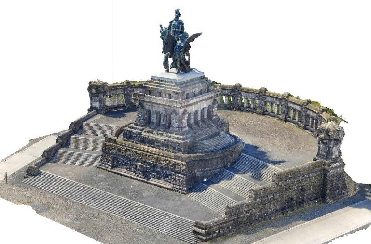 Denkmal Deutsches Eck_3D-Modell