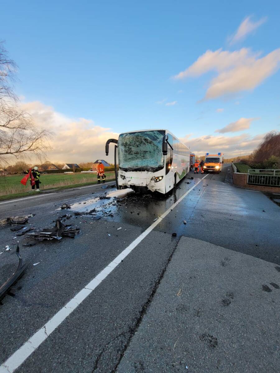 Unfallstelle B 495