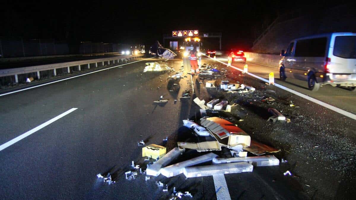 Unfall auf der A2