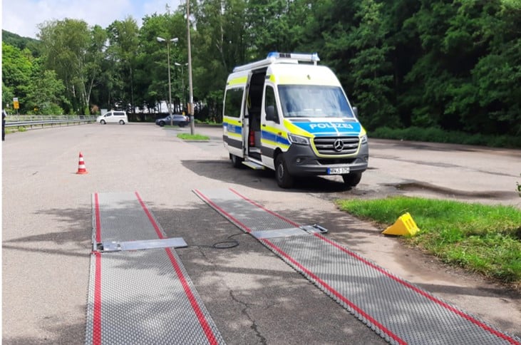 Radlastwaage Polizei Euskirchen