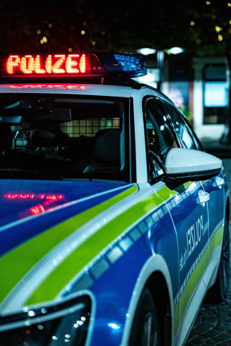 Polizei Abends