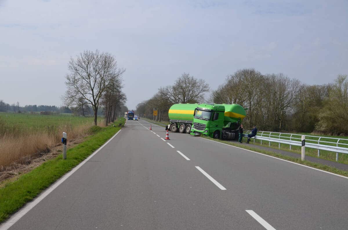 Bild von der Unfallstelle