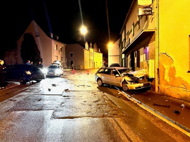Unfall Hauswand