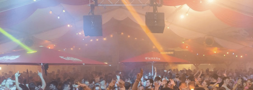 Junggesellenfest fest Zelt