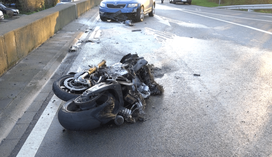 Motoradunfall Bendorf 3.4.23