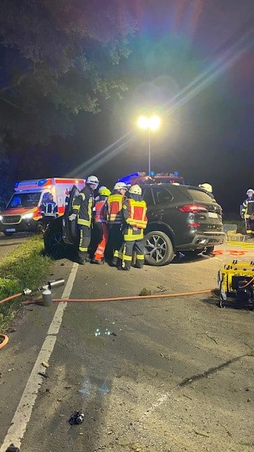 Feuerwehr bei der Rettung