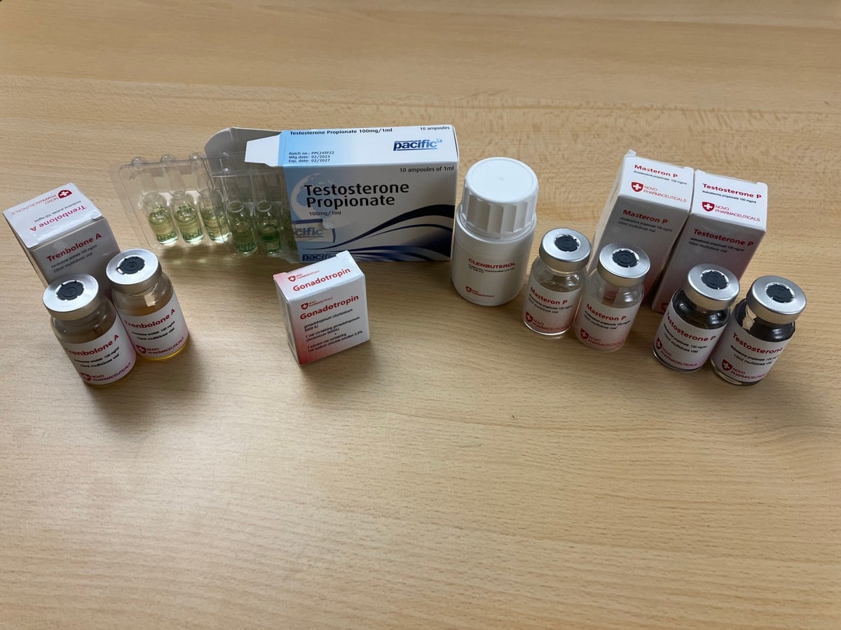 Testosteron Propionat wird in die Muskulatur gespritzt.