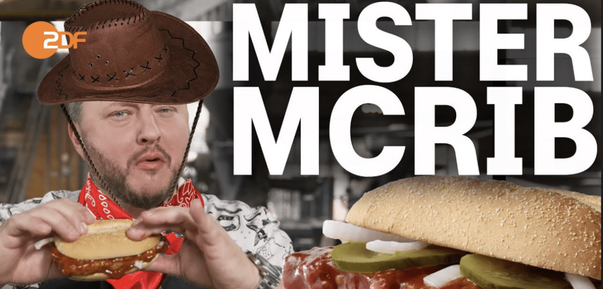 Mc Rib Mc Donalds ZDF Lege