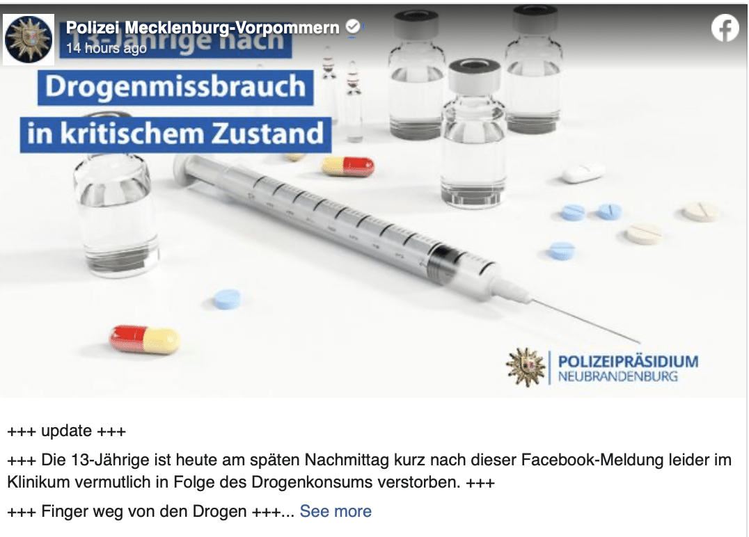 13-Jährige stirbt nach Ecstasy-Überdosis