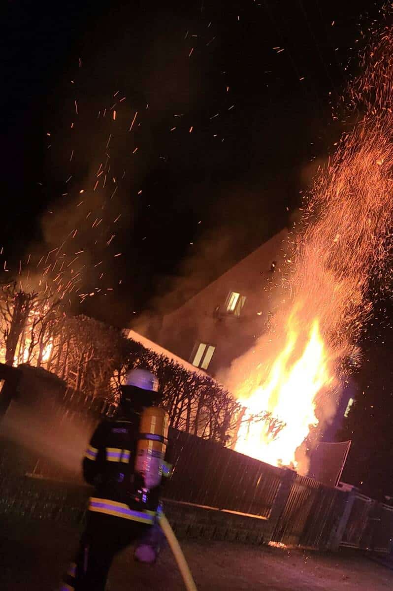Berufsfeuerwehr Brand