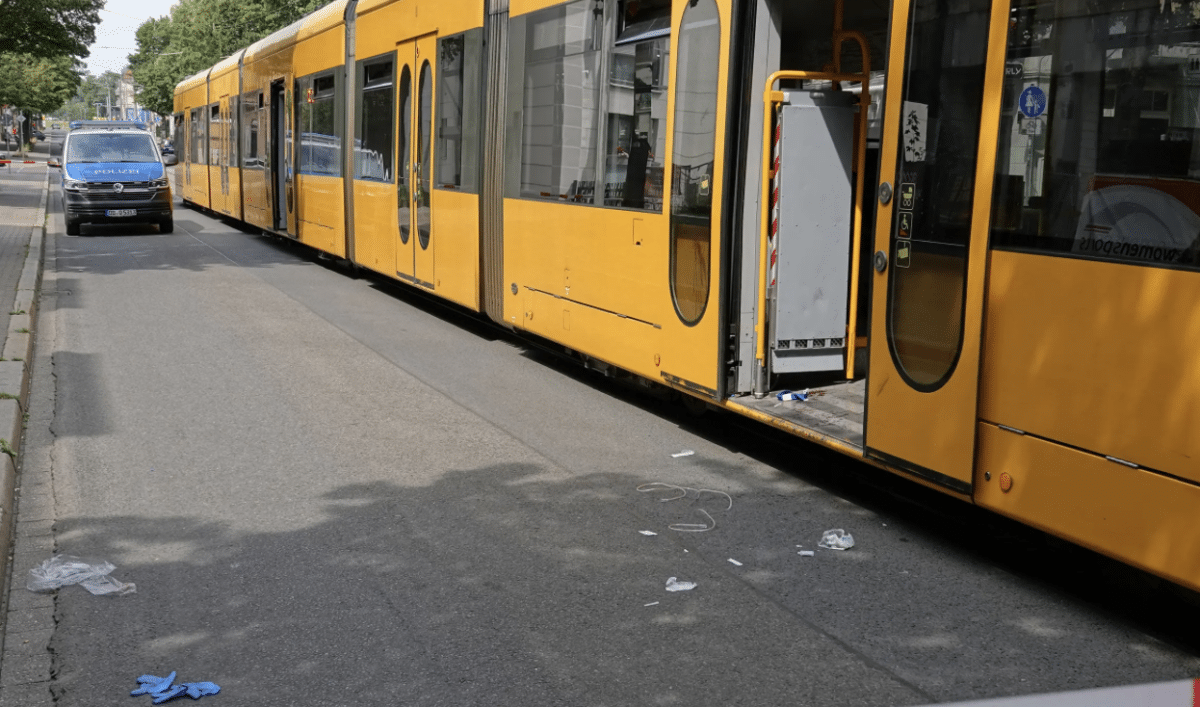 Messerangriff Strassenbahn