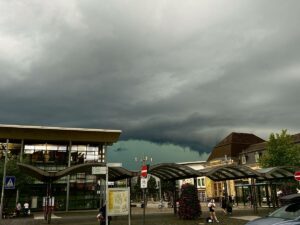 Unwetter HBF Koblenz Feuerwehr