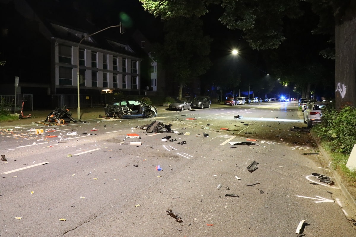 Schwerer Verkehrsunfall Düsseldorf